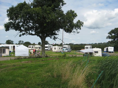 Caravans on site